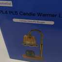 Homelist Candle Warmer with Timer Dimmable, Candle Lamp with Charming Gift Box, New Home Decor, Mothers Day Birthday Christmas Gifts, Candle Wax Melt Warmer with 2 Bulbs