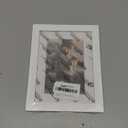 KINLINK 6x8 Picture Frame, White Solid Wood Frame with Acrylic Plexiglass for Pictures 4x6 with Mat or 6x8 without Mat, Tabletop and Wall Mounting Display Photo Frame 1 Pack