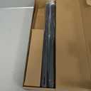 IFELS Heavy Duty Curtain Rods for Windows 28 to 48 Inch, 1 Inch Silver Window Curtain Rod for Bedroom, Living Room, Outdoor, Adjustable Easy Install Curtain Rods, Modern Elegant(A1,Silver,30-60")