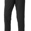 G Gradual Women's Pants with Deep Pockets 7/8 Stretch Ankle Sweatpants for Golf, Athletic, Lounge, Travel, Work (Black, XS)