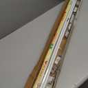 ZSHINE Curtain Single Tracks Ceiling or Wall Mounting Heavy-Duty Curtain Rails for Living Room Bedroom Room Divider (White, 6.6ft)