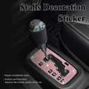 HAOBO Bling Gear Shift Box Frame Cover Trim Sticker, Shift Panel Cover, Gear Shift Panel Trim Sticker, Bling Car Interior Accessories for Women Men Compatible with Most Vehicles