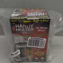 Ontel Handy Heater Turbo Wall Outlet Plug In Heater  Portable Indoor Ceramic Space Heater w/Adjustable Thermostat, 12-Hour Timer, Auto Shut Off, Quiet  Plug In Wall for Office, Bedroom, Camping