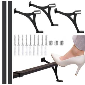 Zonon 6 ft Bar Foot Rail Kit Heavy Duty Black Stainless Steel
2-Piece Foot Railing, 3 Combination Brackets, Mounting Hardware, Trim-to-fit Satin Bar Footrest, for Kitchen Island Indoor