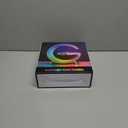 BKDRL Bluetooth Speaker Lamp with Wireless Charger, RGB Night Light, Alarm Clock, App Control - White