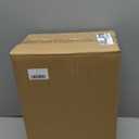 YANWE1 Short Glass Vases, Set of 2 Pink Glass Vases for Tulips, Ribbed Vase for Flowers, Modern Small Vase for Living Room, Dining Room, Bathroom, Desk, Shelf, Wedding, Office