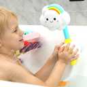 33 PCS Bath Toys for Toddlers and Babies, Bathtub Toy Set with Shower, Rubber Ducks, Floating Toys, Small