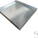 Heavy-Duty Galvanized Steel Drain Pan Premium, Rust-Resistant HVAC Condensate Pan Leak-Proof for Maximum Protection Without Hole Options (24x24x2")