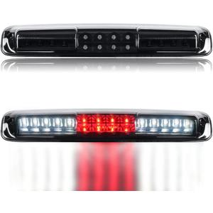 LED 3rd Brake Light,High Mount Stop Light,Third Brake Assembly Cargo Lamp Compatible with 1999-2006 Chevy Silverado/Sierra (Smoke Black)