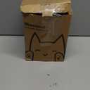 Automatic Cat Feeder 2 Cats, 4.2L Dry Food Auto Dispenser with Double Bowls,Dual Power Supply,Programmable Portion Control,10s Voice Recorder(Black,Stainless Steel Bowls) (Transparent+Black)