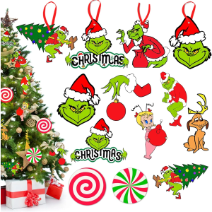 Christmas Tree Decorations, 20 PCS Christmas Tree Hanging Ornament Holiday Ornaments Xmas Decorations Xmas Decor Home Indoors