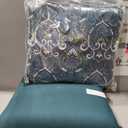 Arden Deep Seat Outdoor Chair Cushion Set (2-Pack), 24 in x 24 in, Weather-Proof, Rain-Proof, Fade Resistant Patio Cushion Set for Chair, Sofa, and Couch Sapphire Aurora Blue Damask