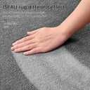 ISEAU 2x6 Soft Runner Rug for Hallway, Washable and Non-Slip, Grey