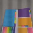 Sticky Notes Set, Post Self-Stick Notes Pads for Journaling Notebook Planner Study, Office Supplies College Essentials Back to School Supplies for High School Students Teen Girl Gifts Preppy Stuff