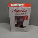 Sunbeam XL Back Neck and Shoulder Heat Therapy 12 x 24 With Auto Shut Off 6 Settings Machine-Washable Comfortable Microplush Fabric - Burgundy