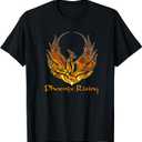 Cool Phoenix Bird Rising T-Shirt, Size S