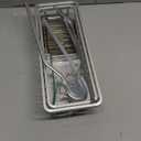 YASONIC Shower Caddy Hanging, Never Rust Shower Organizer Hanging, Aluminum Shower Racks for Inside Shower with Hooks for Razor, Bathroom Organizers and Storage with Soap Holder, Bright Silver