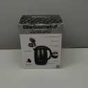 Elite Gourmet EKT1821 1.8L Double Wall Insulated, Cool-Touch 1500W Kettle w/Stainless Steel Interior & Lid, 360 Swivel Base for Cord Free Serving, Power On Lever, Auto Shut-Off, Boil Dry, Black (1.9 Quarts)