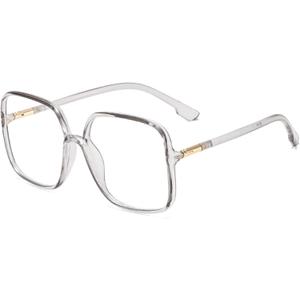 Retro Square Reading Glasses For Women Blue Light Blocking Oversized Eyeglass Frames Large lens