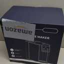 Hot & Iced Coffee Maker with Bold Setting, Single Serve Coffee Maker for K Cup and Grounds, 6-14 Oz Brew Sizes, 50 Oz Removable Water Tank, One Cup Coffee Machine with Reusable Filter, White (Ivory)