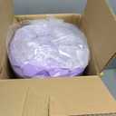 3 Inch Egg Crate Twin Memory Foam Mattress Topper, Cooling Gel Infused Foam Mattress Topper for Pressure Relief, CertiPUR-US Certified Twin Bed Topper, Purple, 38"75"