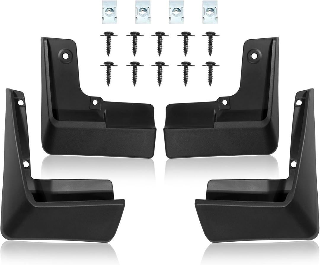 2010 Prius Mud Flaps Mud Guards Compatible with Toyota Prius 2010-2015 Splash Guard No Drilling Required All Weather Mudflaps(Set of 2)