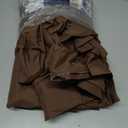 Duvet Cover Full Size Set - Extra Soft Full Duvet Cover 80" x 90" with 2 Pillow Shams - Hotel Luxury, Easy Care and Fade Free w/ Zipper Closures & Ties - All Season, Comfy, Cozy & Breathable (Brown)