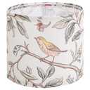 Novantl 8.7in Small Lamp Shade, Linen Drum Lamp Shades, HD Printing Bird Lampshade, Lampshades for Table Lamp, Modern Farmhouse Small Lamp Shades for Floor Lamps, Decorative Lamp Shades (1 Pack)
