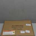 Homemory Decorative Flameless Candles, Battery Operated Candles with Remote & Timer, Flickering Led Pillar Candles, Plexiglass, Grey, Pack of 9, D2.2 xH 5" 6" 7" (Gray)