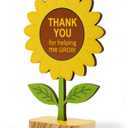 Sunflower Thank You Gift - Teacher Appreciation, Best Friend Gift, Employee Appreciation, Paraprofessional & Assistant Principal Gift, Friendship Gift for Women, Sunflower Decor (W4)