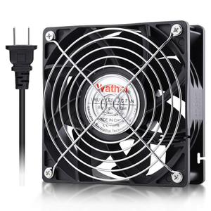 Wathai EC Industrial Case Fan 120mm x 38mm Ball Bearing 116 CFM AC 110V 115V 120V 220V 240V Brushless Cooling Fan 120x120x38mm