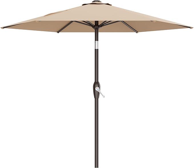Outdoor Umbrella, Beige, (57.1 x 6.3 x 6.3 Inch)