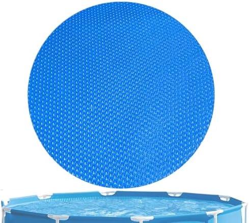 Round Solar Pool Cover 6ft, Heavy Duty Thermal Solar Blanket, Retains Heat, Reduces Evaporation, Pool Cover for Inground and Aboves Ground Pools