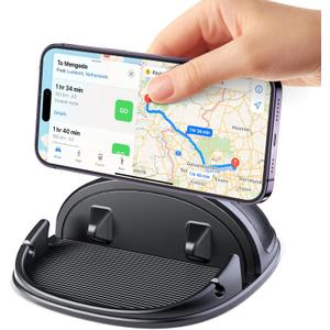 Beeasy Car Phone Holder, Dashboard Phone Holder for Car Anti-Slip Silicone Car Pad Phone Mount, Hands Free Phone Stand Compatible with iPhone, Samsung, Android Smartphones, GPS Navigation Devices