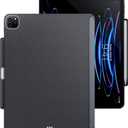 Case for iPad Pro 12.9 Inch 2018-2022 (3rd-6th Gen) iPad Air 13 Inch 2024(M2) / 2025(M3) with Pencil Holder, Slim Magnetic Case Compatible with Magic Keyboard & Smart Keyboard Folio, Protective Cover
