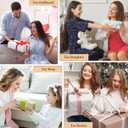 Initial Makeup Bag Large Capacity Travel Cosmetic Bag for Women PU Leather Open Flat Toiletry Bag with Handle and Divider Personalized Gifts for Women (Cream White L)