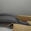 HOMBYS Wedge Pillow Headboard for Bed Gap,Foldable Bed Wedge Gap Filler Full Size,Matterss Gap Filler,Multi Functional Bed Crack Pillow, Fill The Gap (0-7") Between Your Headboard and Mattress,Grey (Full(54"x6"x6"))