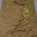 SUBRTEX Light Flitering Curtains 52Wx84L, Room Darkening Vibrant Floral Drapes, 50% Blackout, Semi Sheer Boho Farmhouse Curtains for Living Room, Gold 