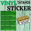 2 x (3Pcs) Polite Notice If You Dont Live Here Dont Park Here Stickers Funny Sarcastic Humor Motivational Inspirational Gifts Waterproof Vinyl Decals Kindle Water Bottle Car Hard Hat Phone Laptop 3x1.5