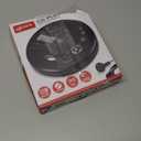 GPX PC332B Portable CD Player with Anti-Skip Protection, FM Radio and Stereo Earbuds - Black