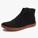 WHITIN Men's High Top Minimalist Barefoot Shoes | Wide Toe Box + Zero Drop Sole (size: 9.5 wide)