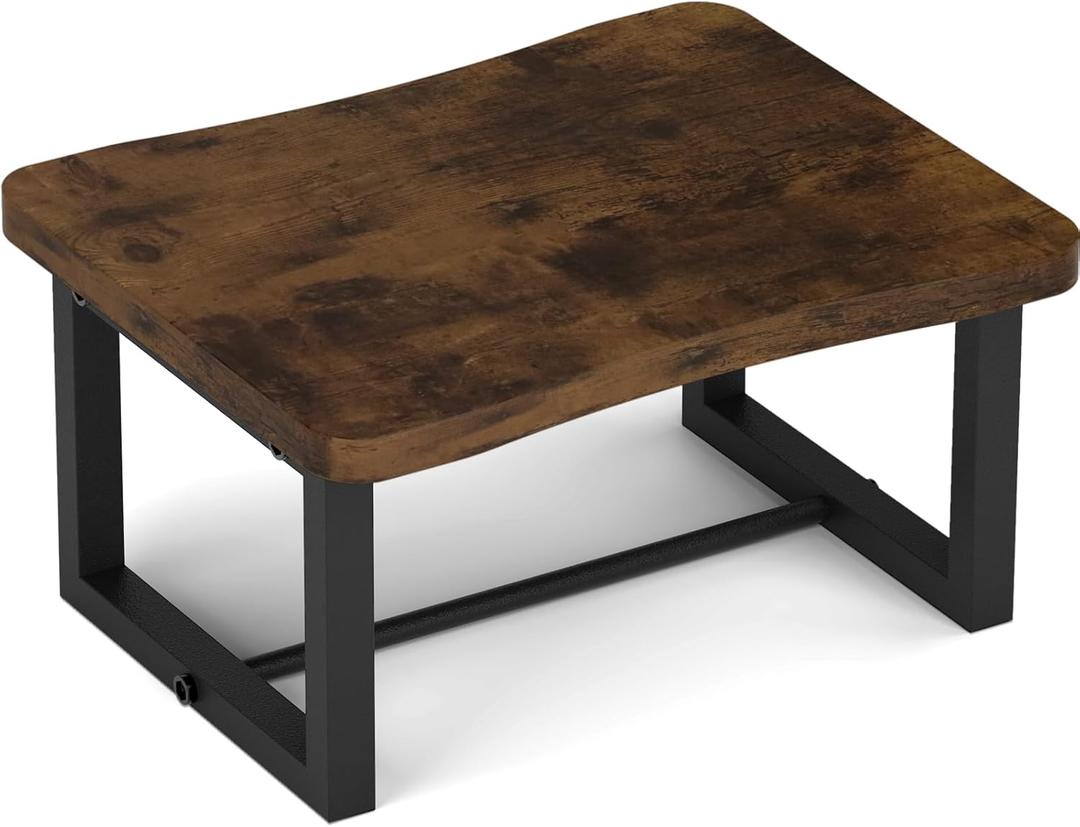 Step Stool for Adults Kids, Anti-Slip Sturdy Wooden Step Stools with 500 Lbs Capacity for High Beds,Closet, Bathroom,Kitchen, Potty Training