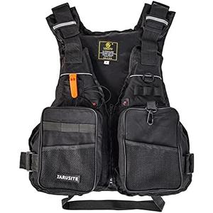 JKSPORTS Fishing Vest Safety Life Jacket for Swimming Sailing Boating Kayak Floating Multifunction for Men and Women Vest/Kayak, One size