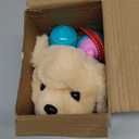 Electric Interactive Dog Plush Golden Retriever Toy Puppy Plush Pet Dog-Walking,Barking,Tail Wagging Interactive Companion Animal Toys School Prize Birthday for Kids Toddler Boys Girls