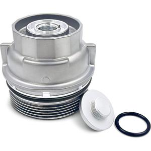 15620-31060 Oil Filter Housing Cap For Toyota 2007-2022 Camry 2010-2022 4Runner 2005-2022 Avalon Fj Cruiser RAV4 and Lexus RX330 Oil Filter Housing Cap Holder 1562031060 + 15643-31050 Plug