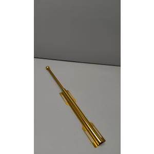 Valet Rod for Closet Pull Out, Rod for Bedroom Laundry Room Bathroom (1 Pack, 1 Pack - Gold)
