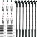 8x Iridium Spark Plugs & Spark Plug Wires for Chevy 5.3L, SparkPlugs for Silverado Suburban Avalanche Tahoe 5.3 4.8L 6.0L, 41-110 Compatible with GMC Sierra Yukon