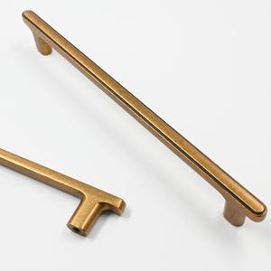 Asidrama 10 Pack 7.5 Inch(192mm) Antique Brass Kitchen Cabinet Handles, Cabinet Pulls Kitchen Cabinet Hardware for Cupboard Drawer Pulls