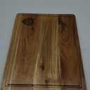 Picnic at Ascot Custom Acacia Cutting/Serving Charcuterie Board 16" x 12" with Juice Groove