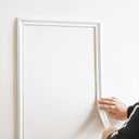 TriMold Peel and Stick Chair Rail Molding, Self-Adhesive Wall Trim for Home Decoration & Wall Protection, 3m x 4cm (White)